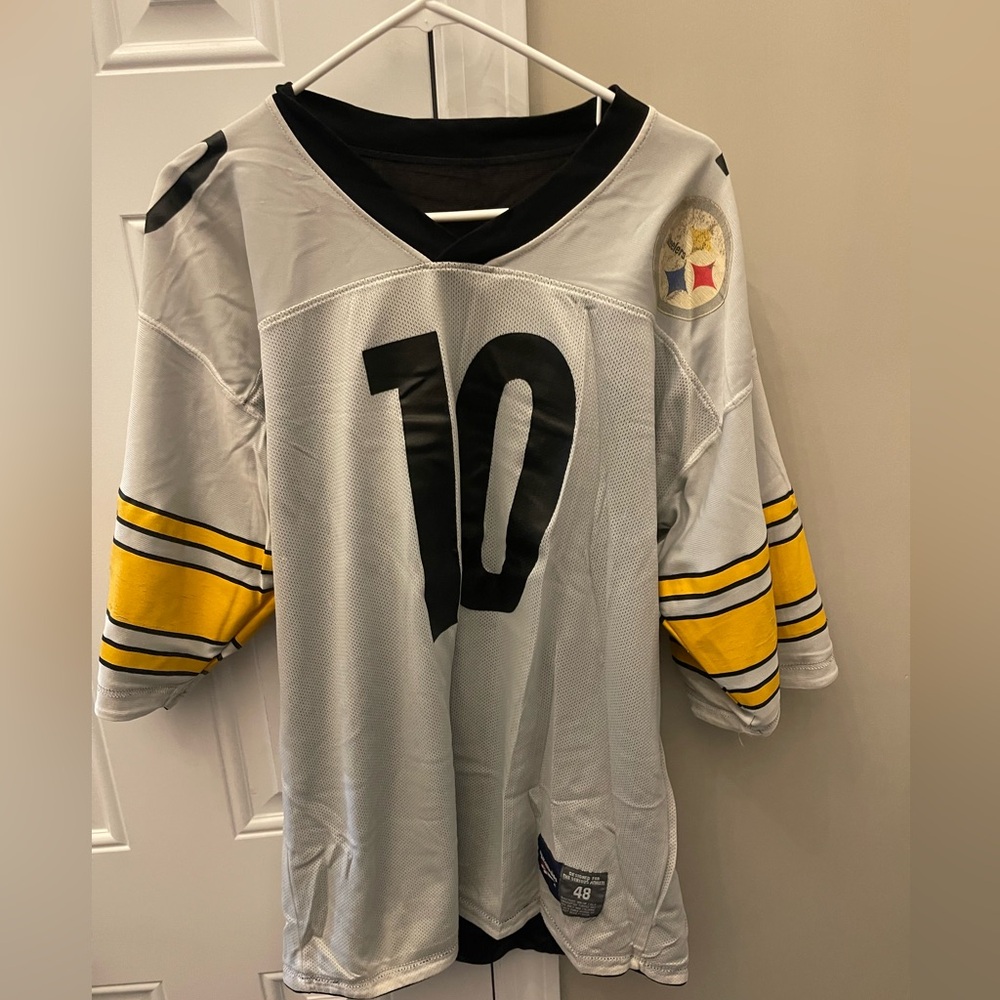 Vintage Reebok Pittsburgh Steelers reversible Cordell Stewart jersey. Size 48 L
